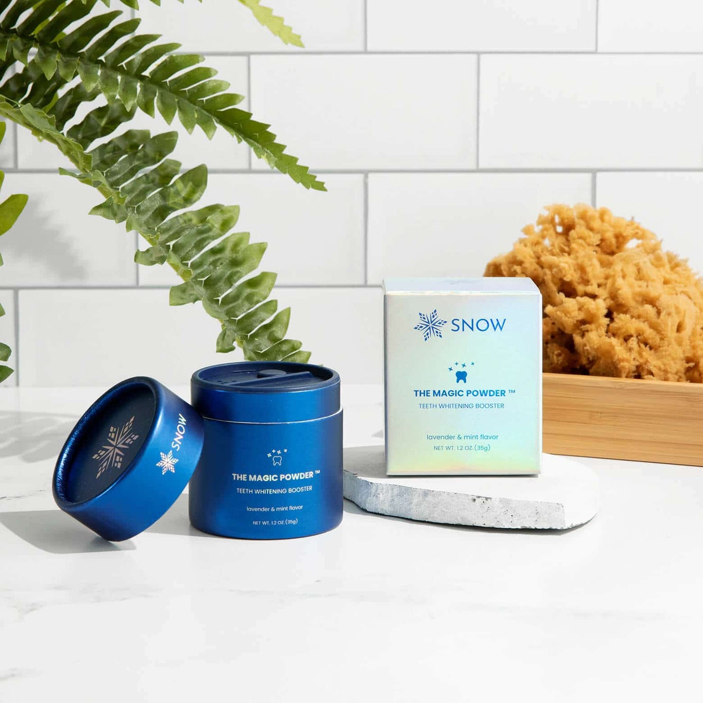 Magic Whitening Toothpaste Villcov® Powder with Hydroxyapatite - World's First & Only! Sprinkle or Dip!