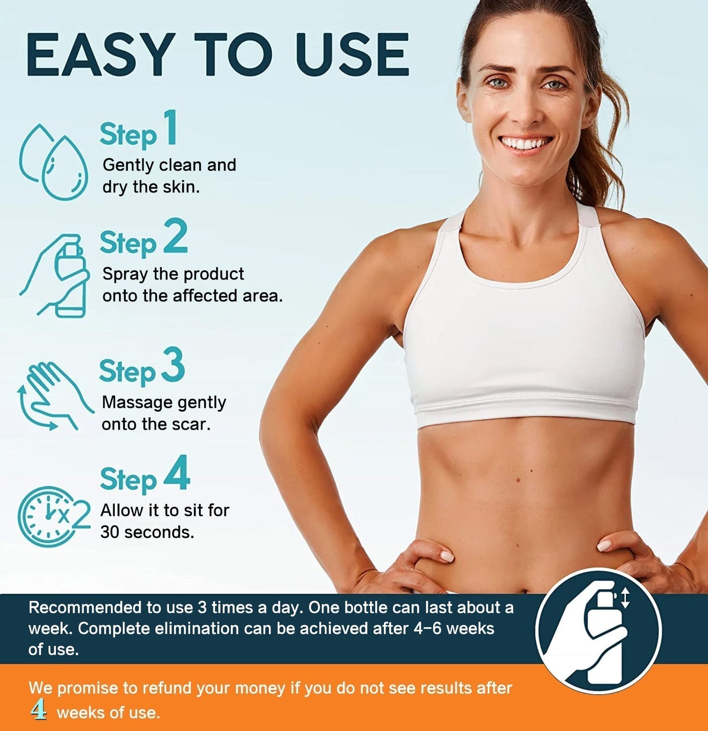 Scar Remove – Medical Grade Scar Spray(For example Acne Scars, Surgical Scars and Stretch Marks ⚡️⚡️⚡️)