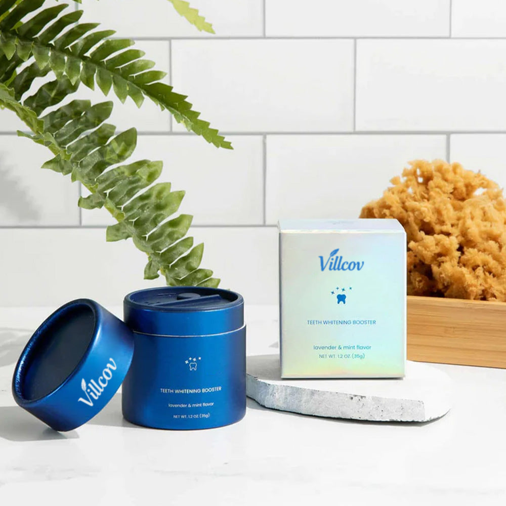 Magic Whitening Toothpaste Villcov Powder with Hydroxyapatite - World's First & Only! Sprinkle or Dip!