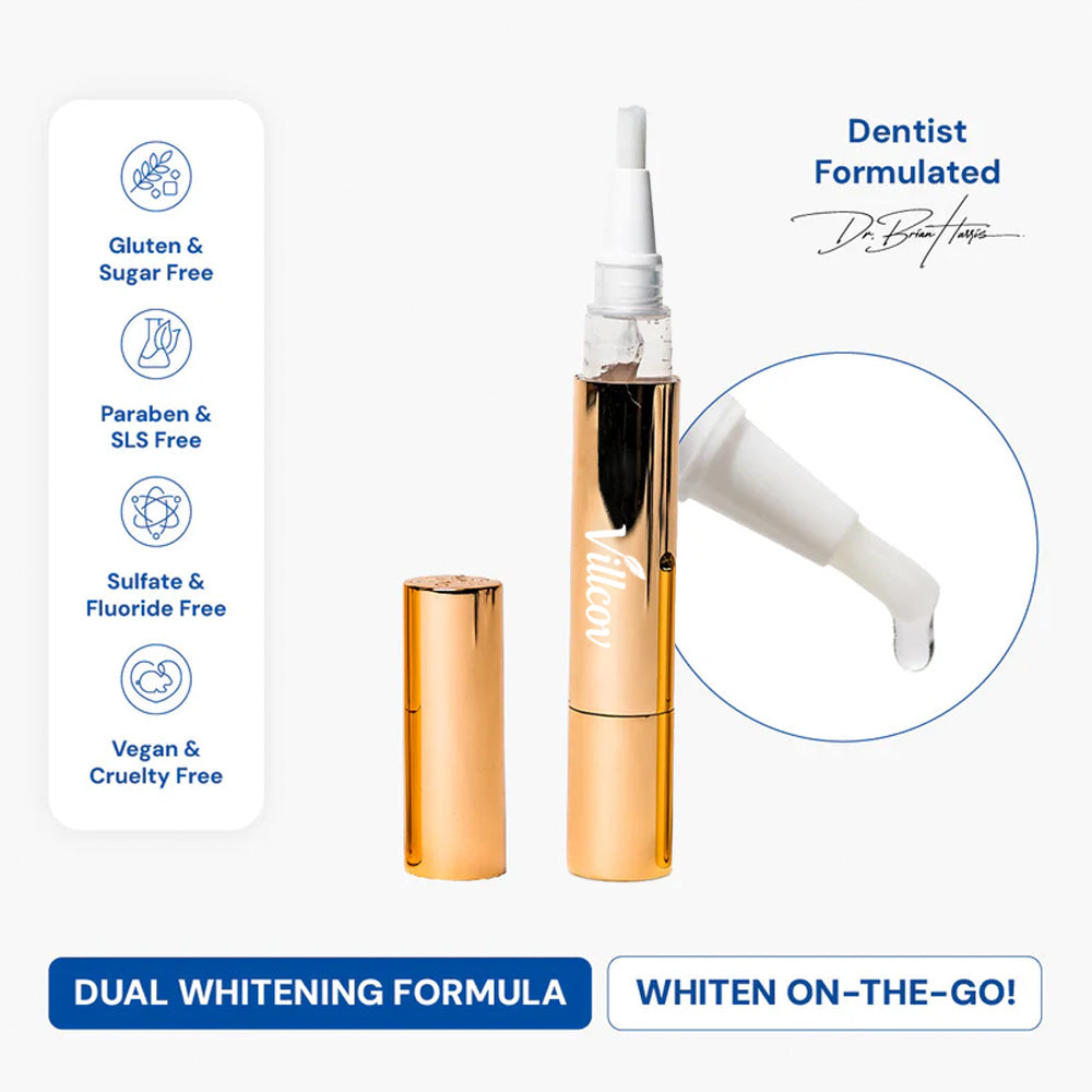 Extra-strength Whitening Gold Serum Pen Dual-peroxide Formula