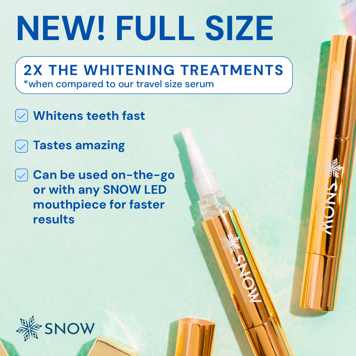 Extra-strength Whitening Gold Serum Pen Dual-peroxide Formula