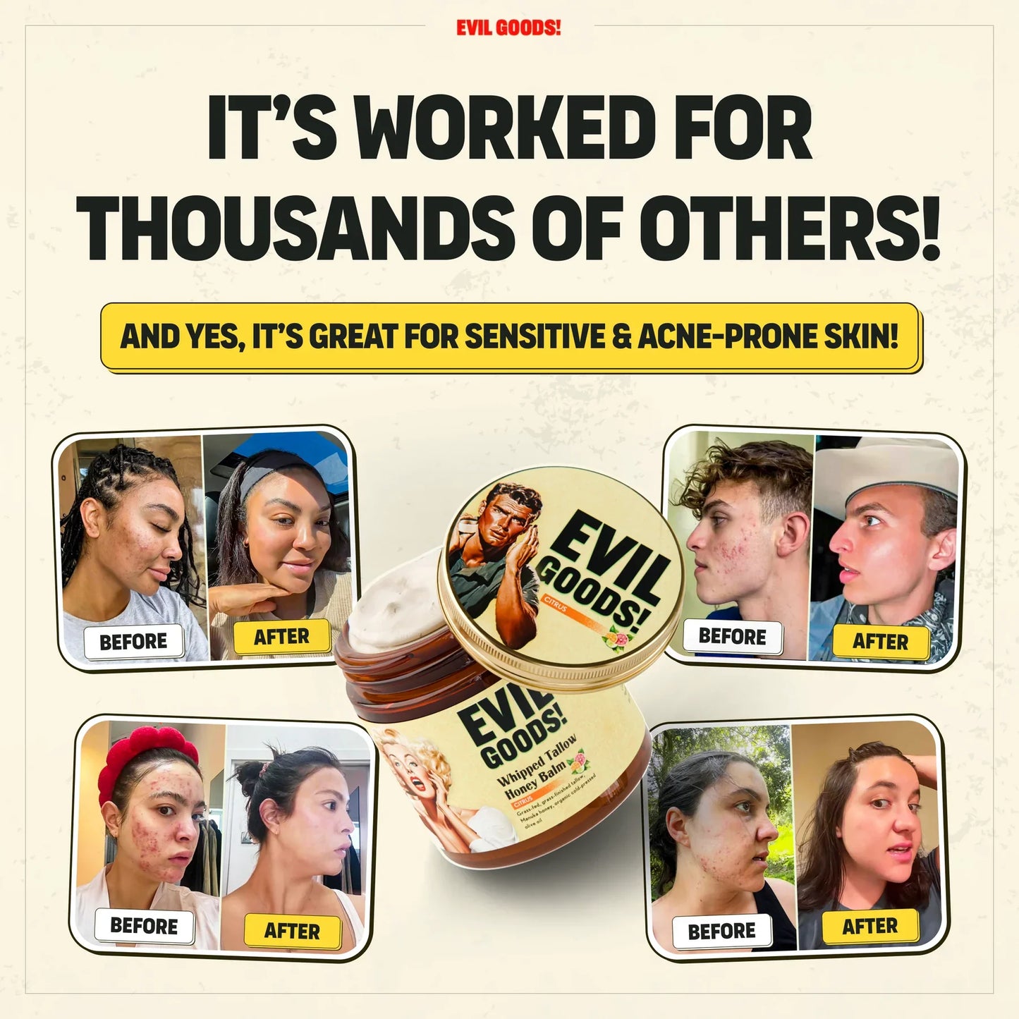 Whipped Tallow and Manuka Honey Moisturizer