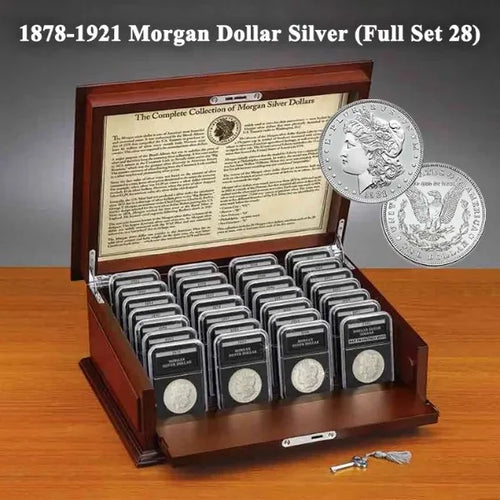 [Complete Set]1878-1921 Morgan Silver Dollar 28PC💰